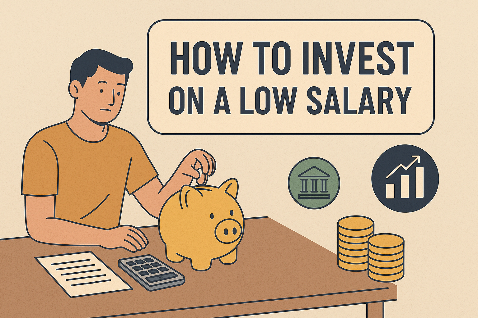 how to invest on a low salary